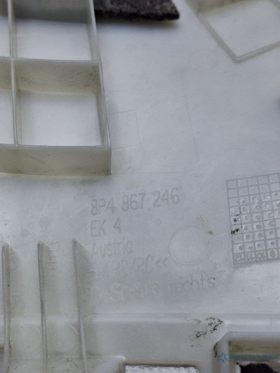 Ornament stalp portbagaj dreapta AUDI A3 II Sportback 8PA 2004 - 2015 TDI 16V BKD, CBAB, CFFB, CLJA 8P4867246