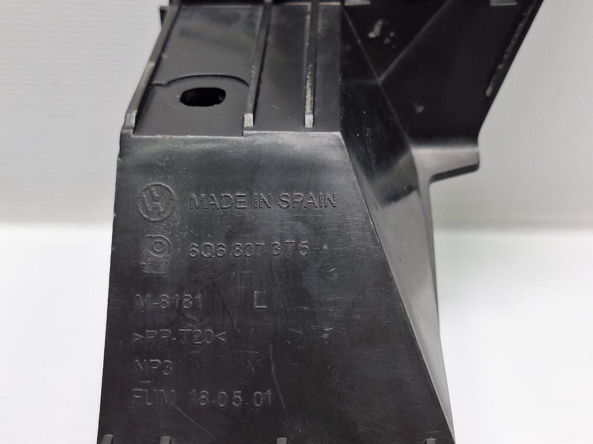 Suport de sustinere colt bara de protectie stanga spate VOLKSWAGEN POLO 9N_ 2001 - 2012 16V AUA, BBY, BKY 6Q6807375