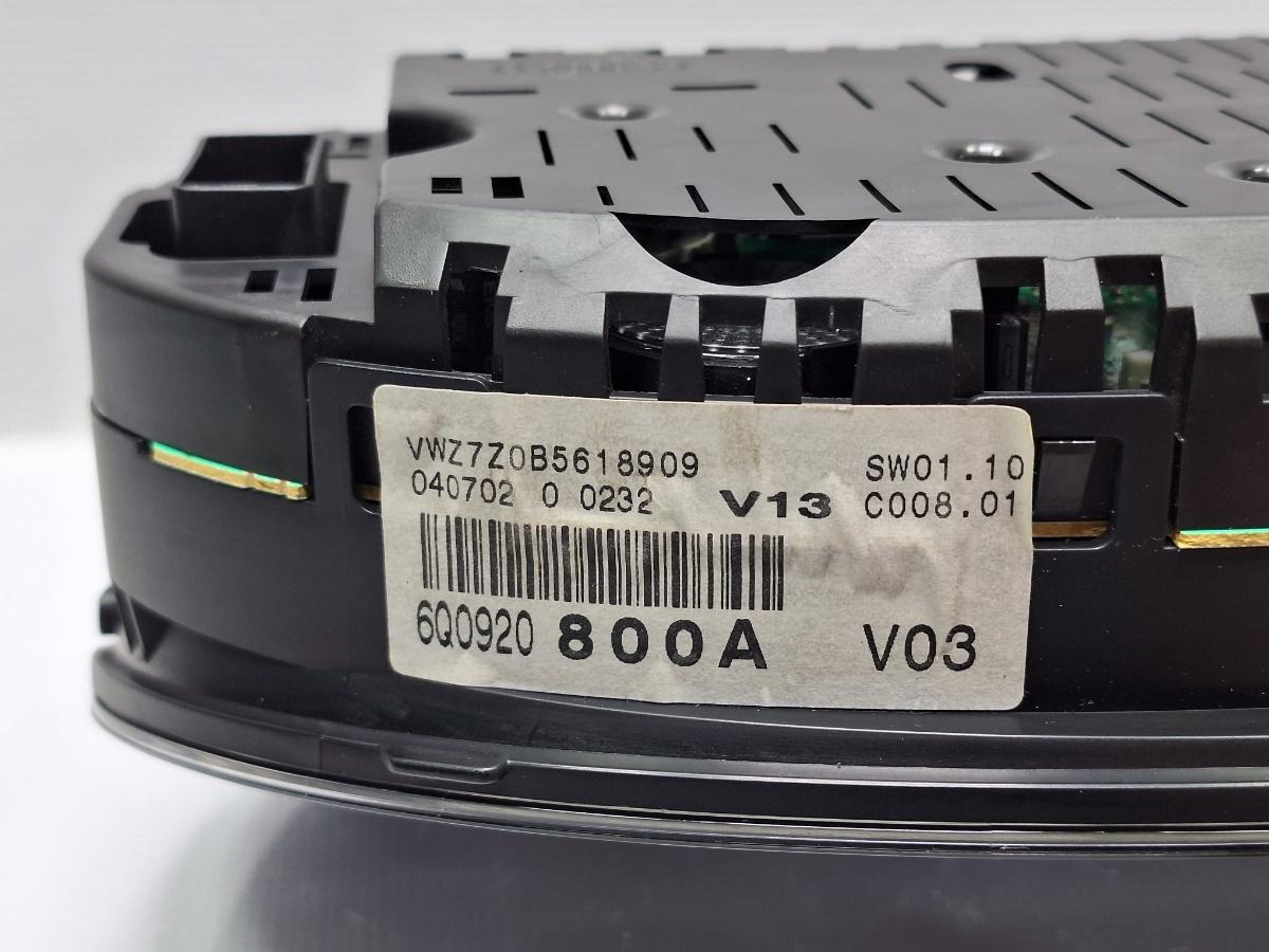 Ceasuri bord VOLKSWAGEN POLO 9N_ 2001 - 2012 16V AUA, BBY, BKY 6Q0920800A