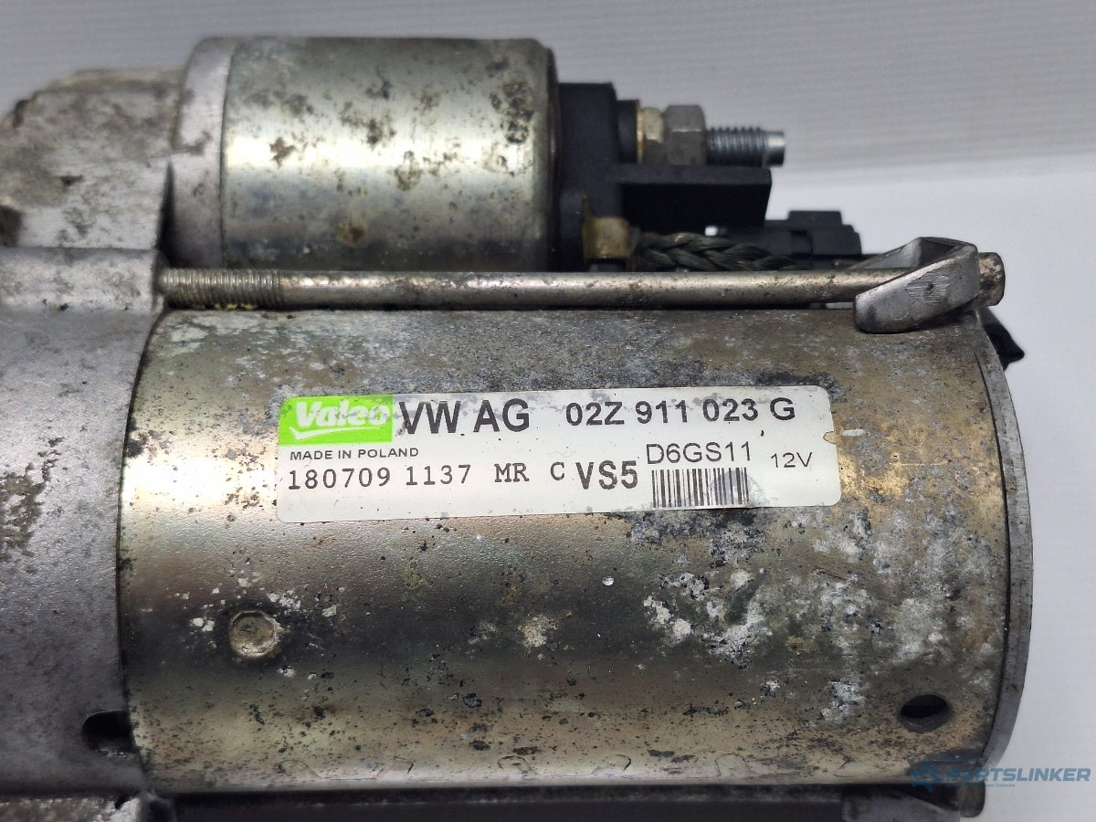Electromotor SKODA ROOMSTER 5J 2006 - 2015 TDI CAYC Valeo 180709 02Z911023G
