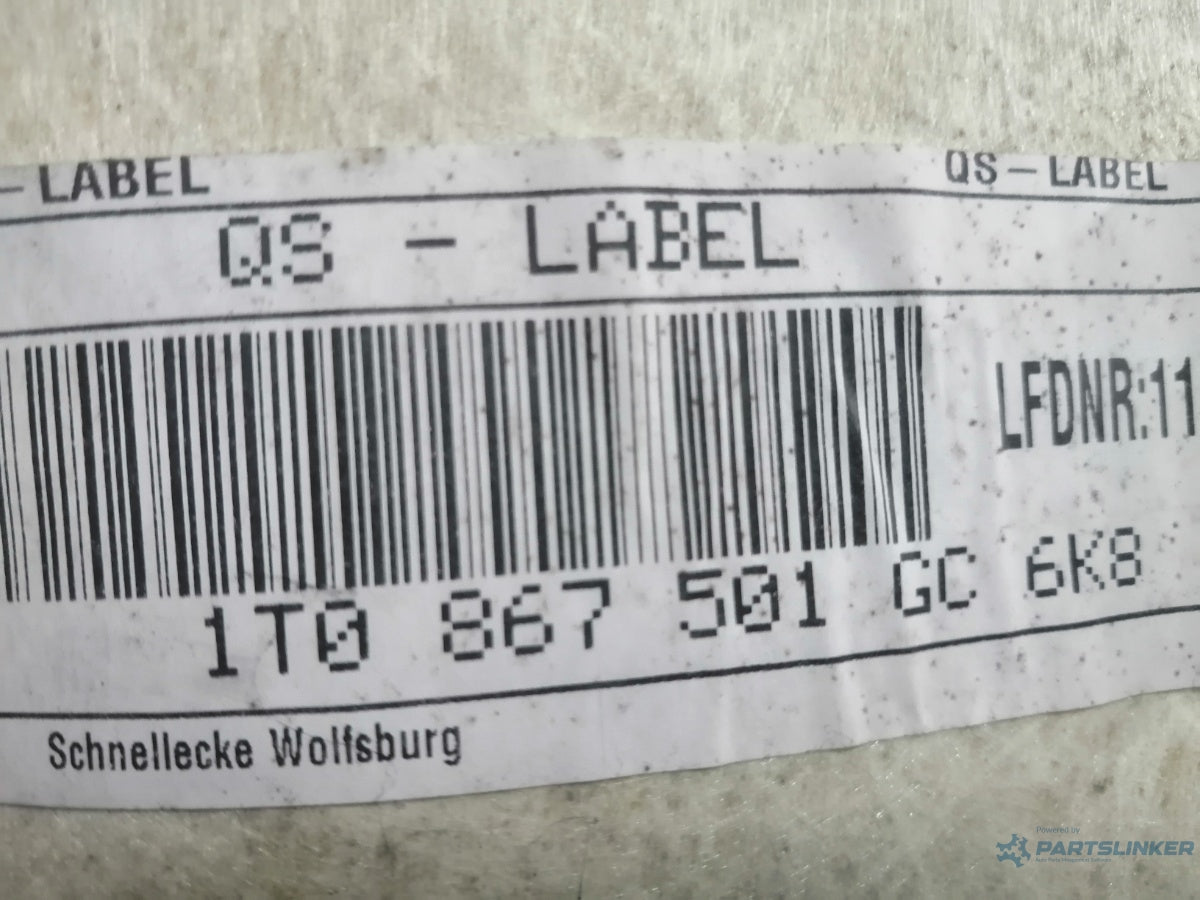 Plafon textil VOLKSWAGEN TOURAN 1T3 2010 - 2015 TDI CFHC 1T0867501GC