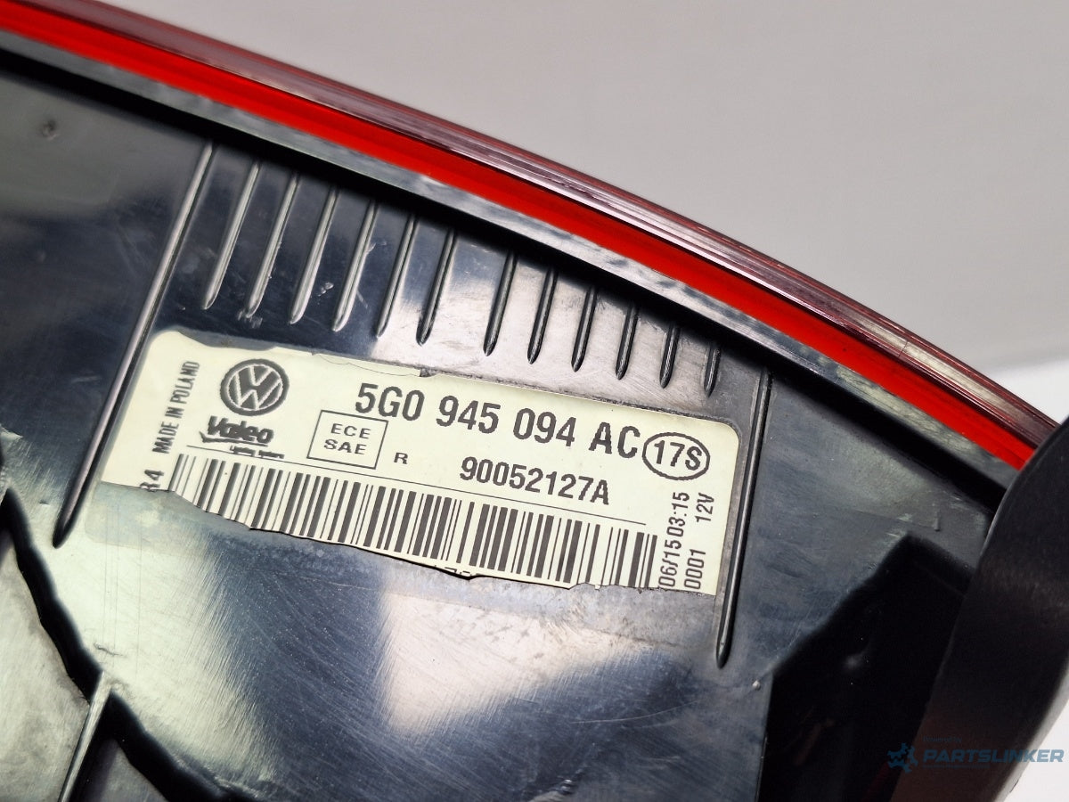 Stop haion dreapta VOLKSWAGEN GOLF VII 5G1, BE1 2012 - > TDI CRBC, CRLB, CRMB, CRUA, DCYA, DEJA 5G0945094AC