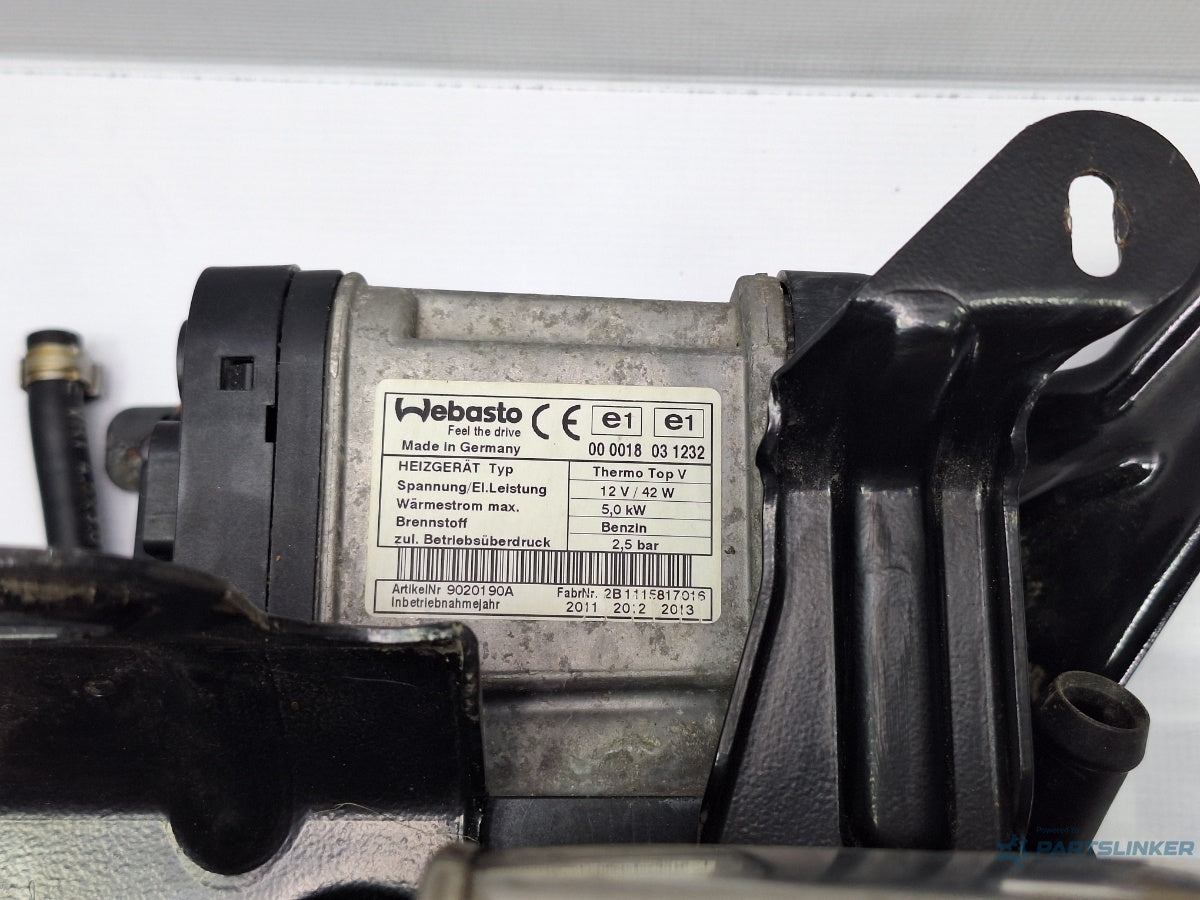 Sirocou Thermo Top V VOLKSWAGEN PASSAT CC 357 2008 - 2012 TSI CCZB Webasto 9020190A 3C0815005AP