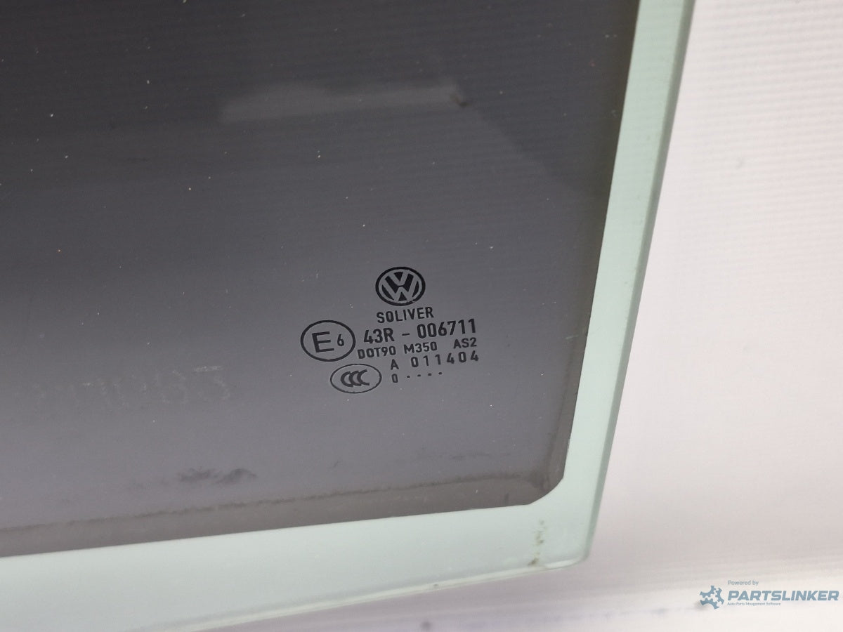 Geam usa stanga spate VOLKSWAGEN PASSAT Variant 3C5 2005 - 2011 TDI CAYC SOLIVER 43R-006711 3C9845025B