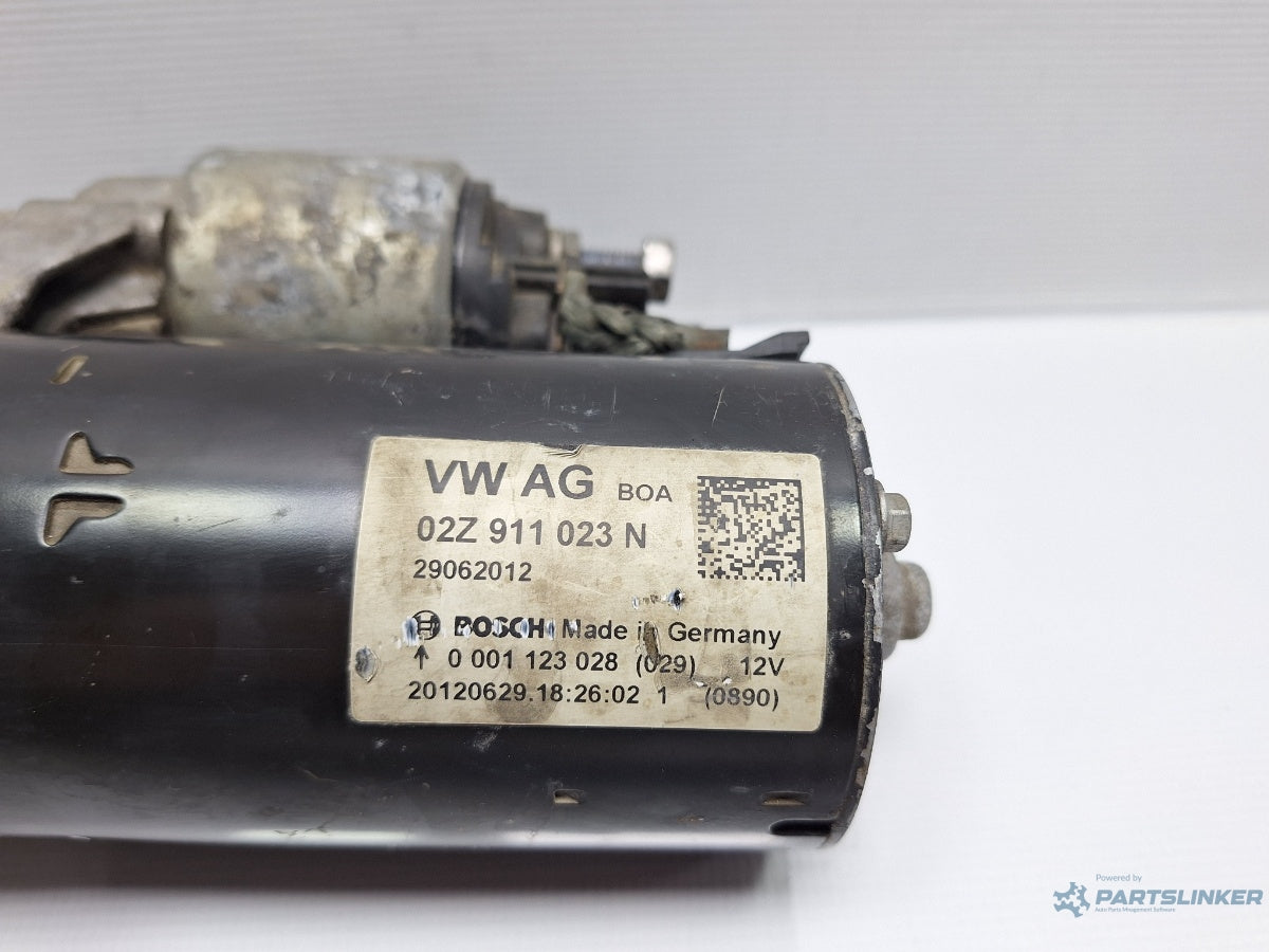 Electromotor VOLKSWAGEN JETTA IV 162, 163, AV3, AV2 2009 - > TDI CAYC BOSCH 0001123028 02Z911023N
