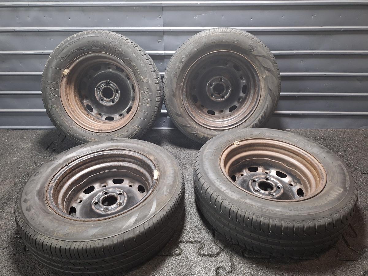 Jante de otel cu cauciucuri 175/70 R14 SEAT IBIZA V 6J5, 6P1 2008 - 2016 5Jx14H2 ET35 6Q0601027R