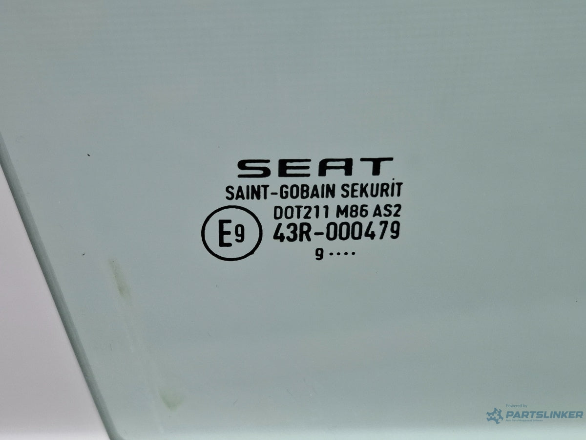 Geam usa dreapta fata SEAT IBIZA V 6J5, 6P1 2008 - > TDI BMS SAINT-GOBAIN 43R-000479 6J4845202