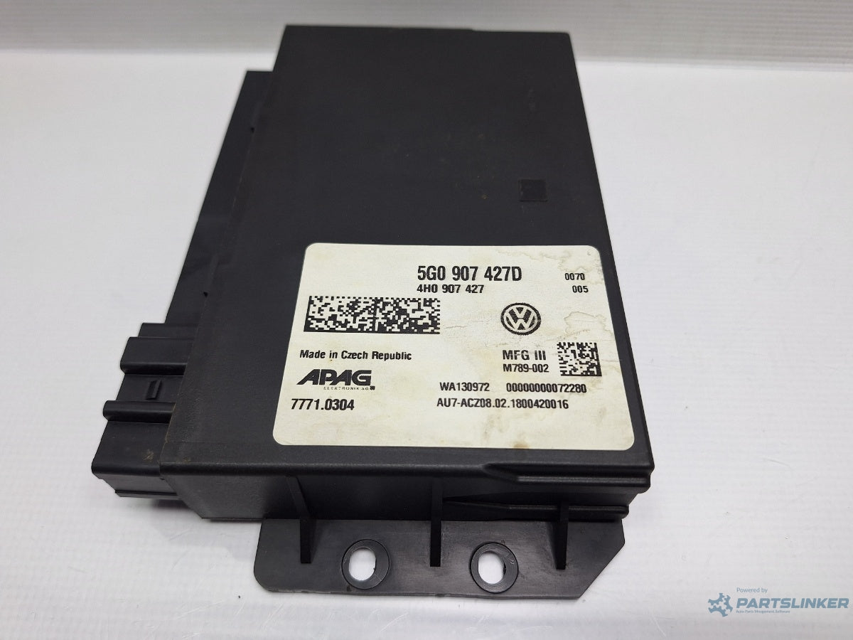 Modul confort VOLKSWAGEN PASSAT Variant 3G5 2014 - > TDI CRLB, DBGA, DFGA 5G0907427D , 4H0907427