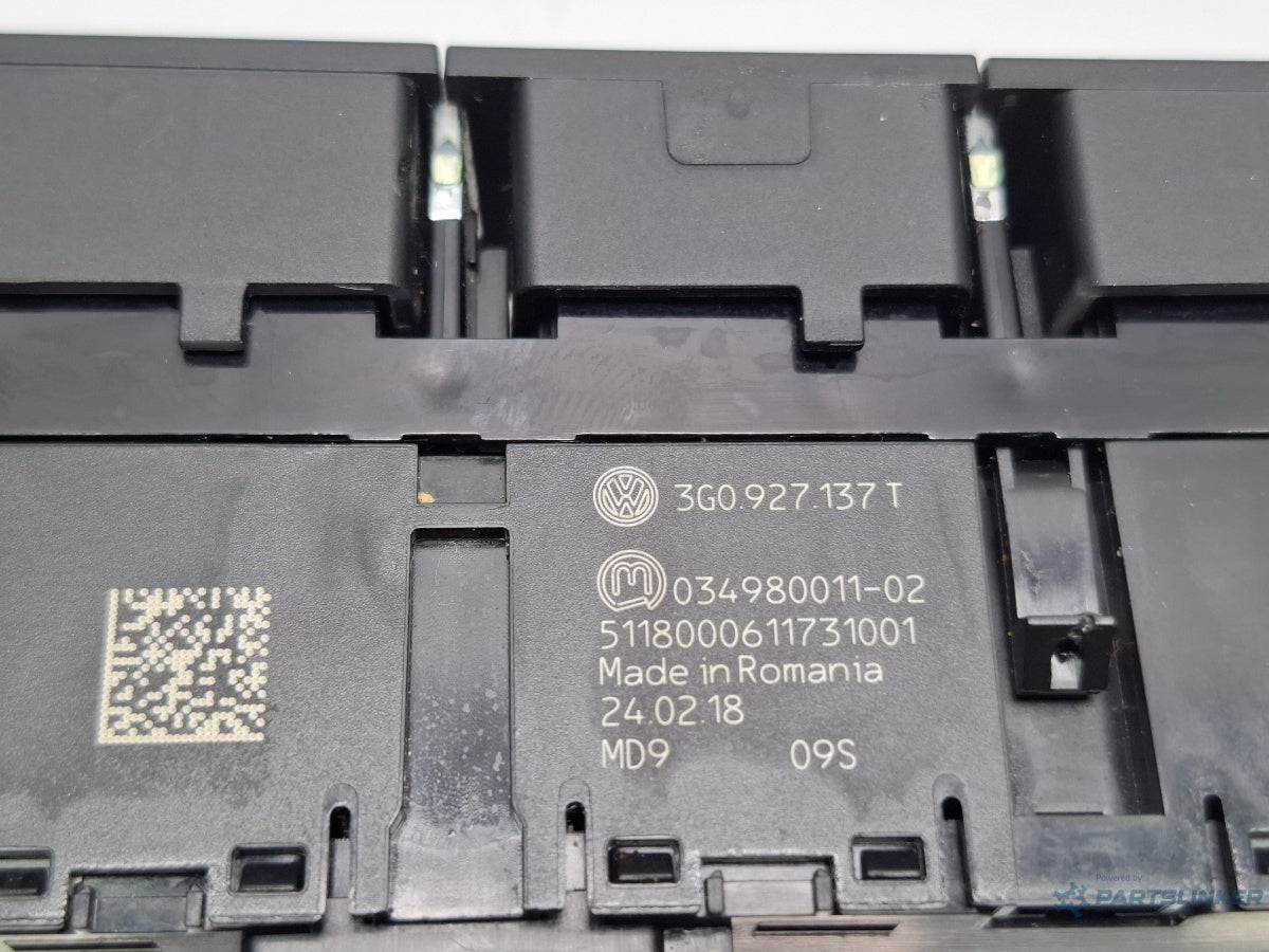 Consola butoane VOLKSWAGEN PASSAT Variant 3G5 2014 - > TDI CRLB, DBGA, DFGA 3G0927137T