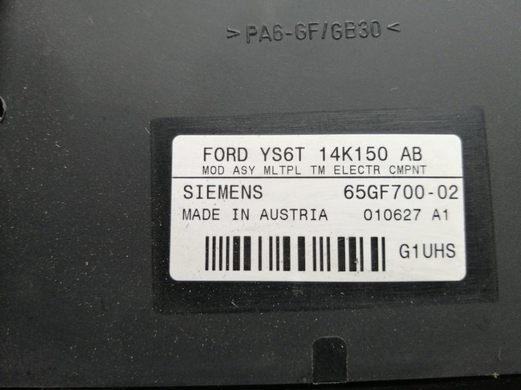 Modul confort FORD FIESTA IV JA_, JB_ 1995 - 2002 1.1 1.1 YS6T14K150AB