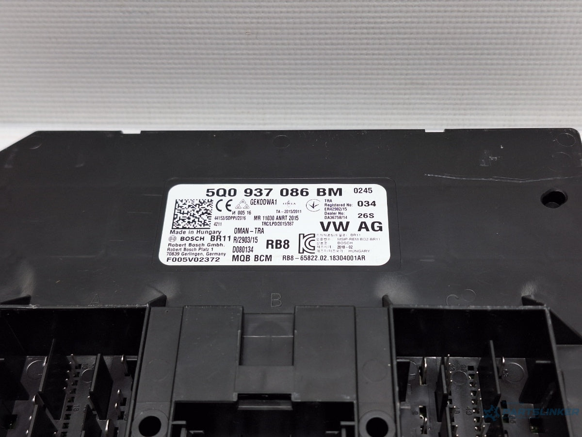Modul BCM VOLKSWAGEN PASSAT Variant 3G5 2014 - > TDI CRLB, DBGA, DFGA 5Q0937086BM