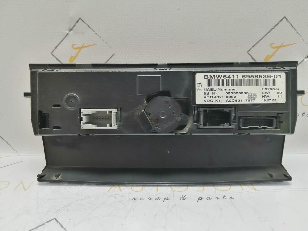 Panou climatronic  BMW 3 V E90 2004 - 2012 6411695853601 / 6411 6958536-01