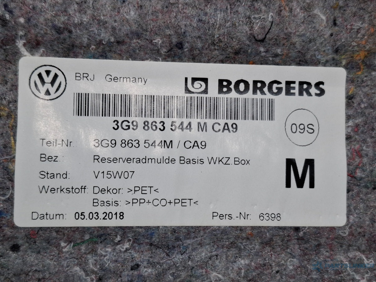 Mocheta portbagaj VOLKSWAGEN PASSAT Variant 3G5 2014 - > TDI CRLB, DBGA, DFGA 3G9863544M