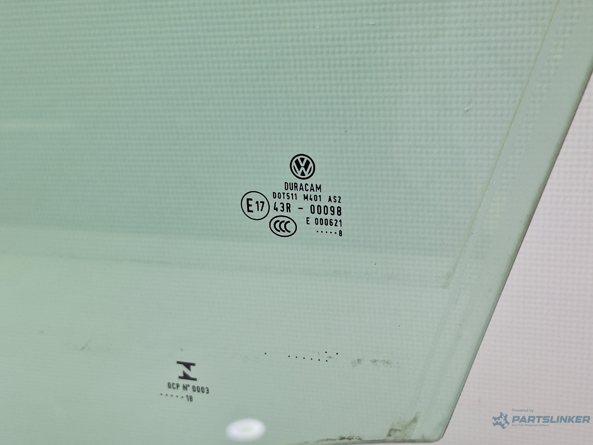 Geam usa stanga fata VOLKSWAGEN PASSAT Variant 3G5 2014 - > TDI CRLB, DBGA, DFGA DURACAM 43R-00098 3G0845201