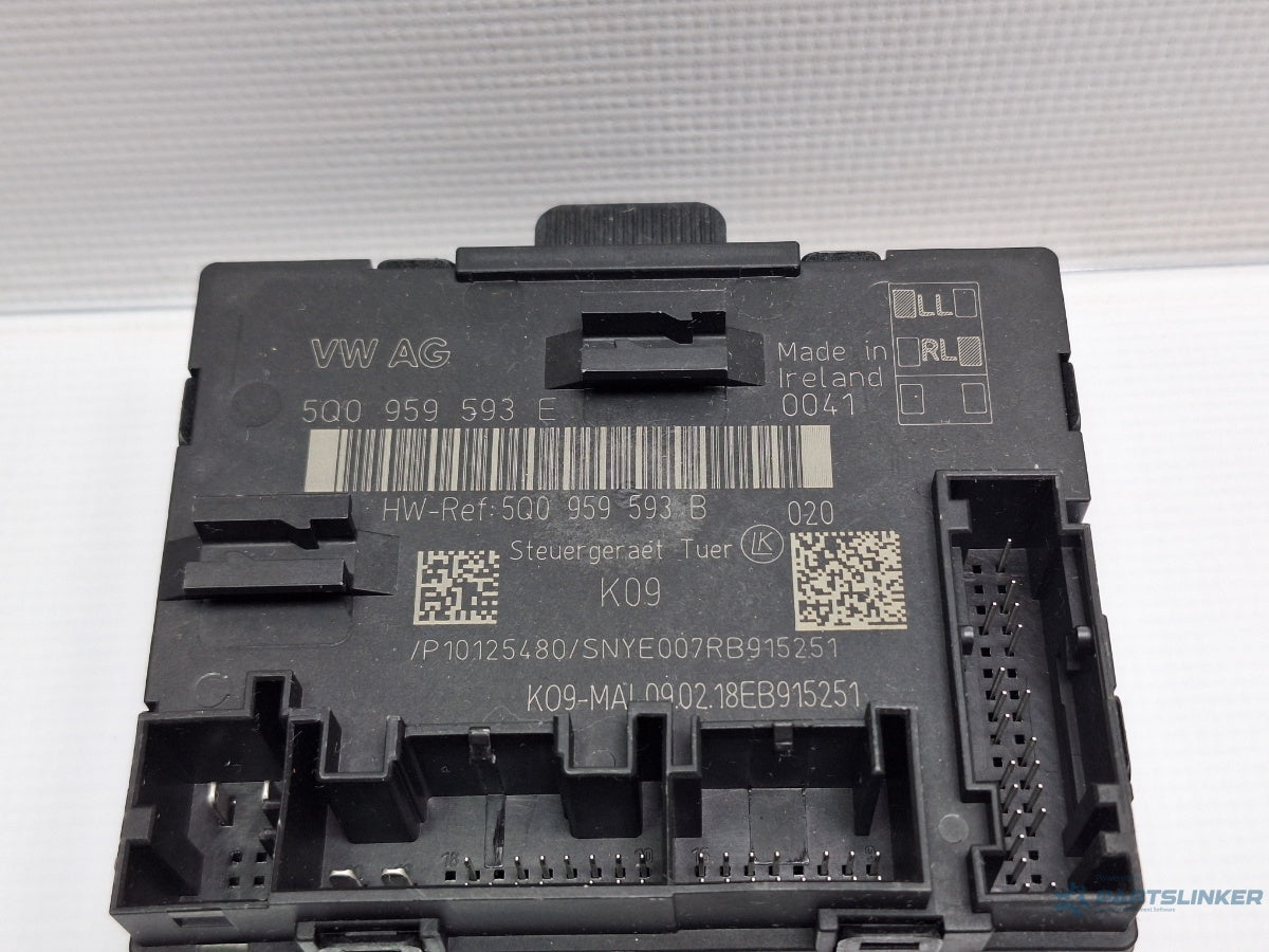 Modul usa stanga fata VOLKSWAGEN PASSAT Variant 3G5 2014 - > TDI CRLB, DBGA, DFGA 5Q0959593E , 5Q0959593B