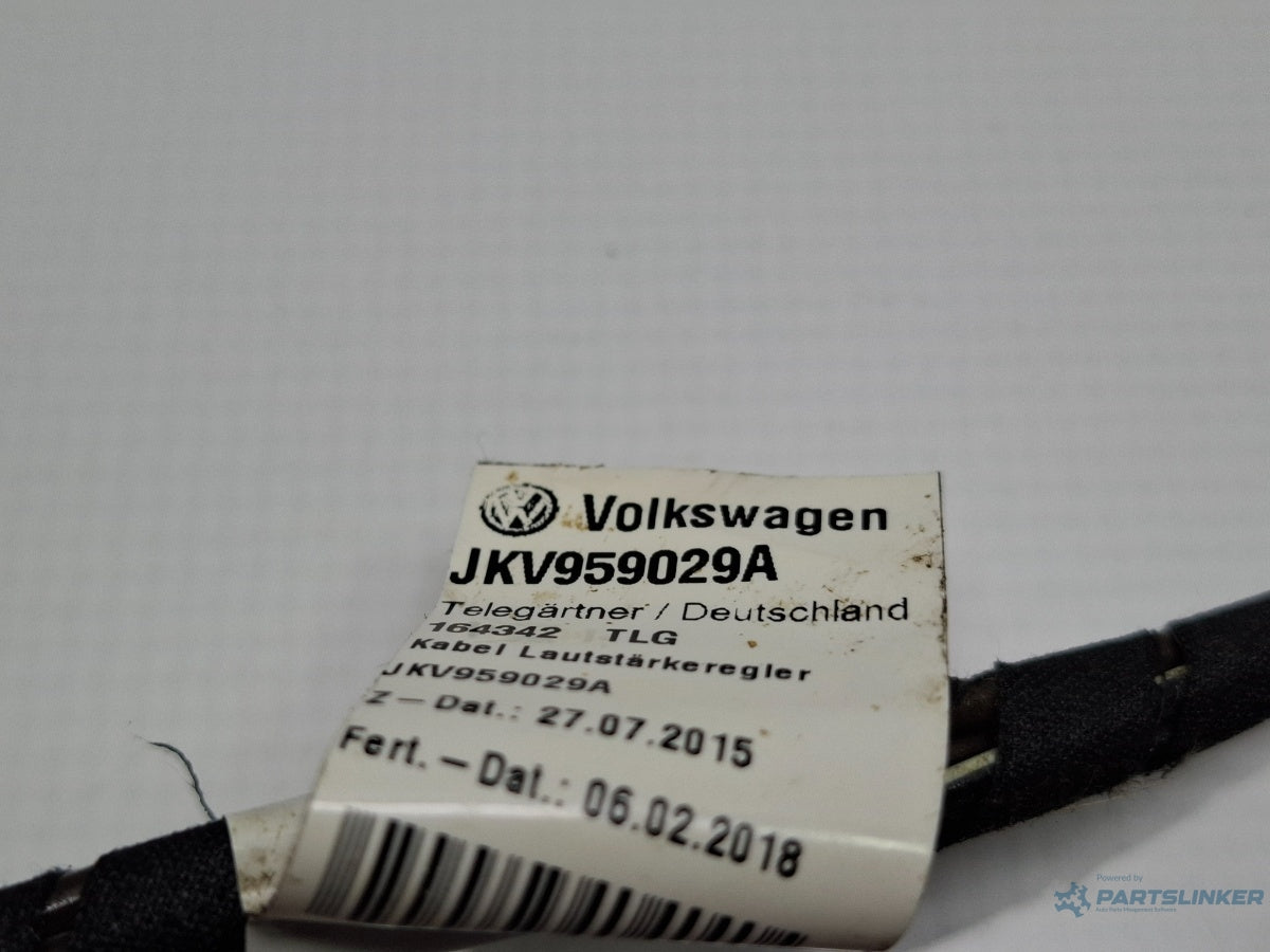Regulator de volum sonor VOLKSWAGEN PASSAT Variant 3G5 2014 - > TDI CRLB, DBGA, DFGA 8G0959727D