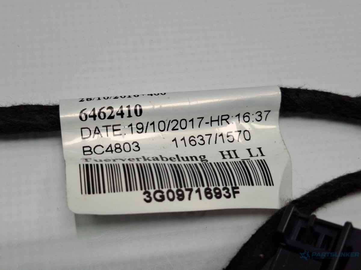 Instalatie electrica cablaj usa stanga spate VOLKSWAGEN PASSAT Variant 3G5 2014 - > TDI CRLB, DBGA, DFGA 3G0971693F