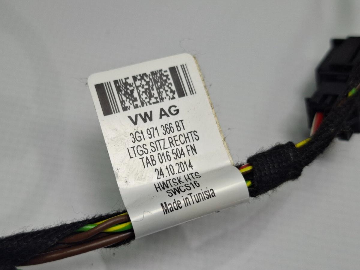 Cablaj adaptor scaun VOLKSWAGEN PASSAT Variant 3G5 2014 - > TDI CRLB, DBGA, DFGA 3G1971366BT