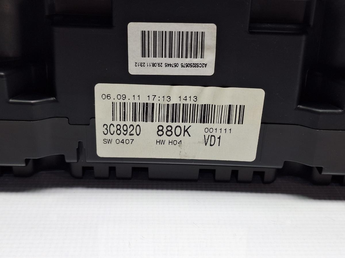 Ceasuri bord VOLKSWAGEN PASSAT CC 357 2008 - 2012 TSI CCZB 3C8920880K