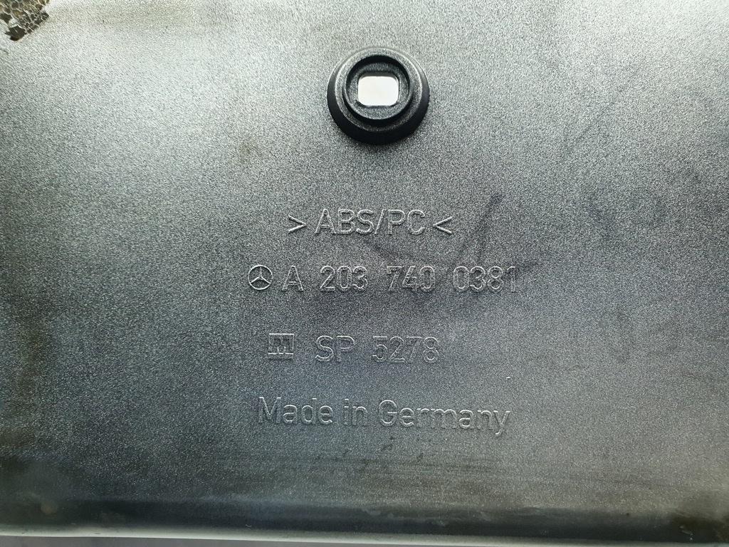 Cadru suport numar de inmatriculare MERCEDES-BENZ C-CLASS II W203  2000 - 2007 3.5 3.5 M 272.960 A2037400381