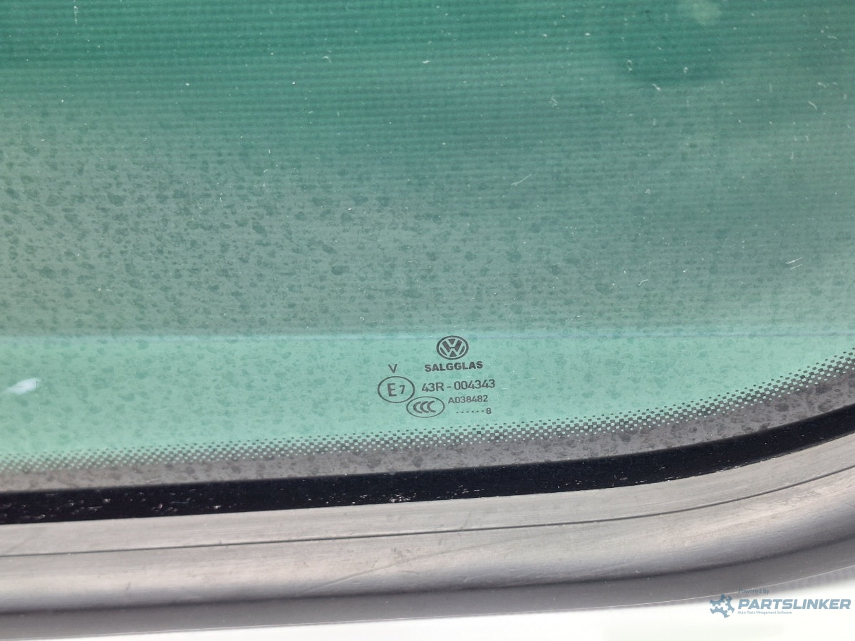 Geam fix lateral stanga spate VOLKSWAGEN PASSAT Variant 3G5 2014 - > 2.0 TDI CRLB, DBGA, DFGA SALGGLAS 43R-004343 3G9845297BS