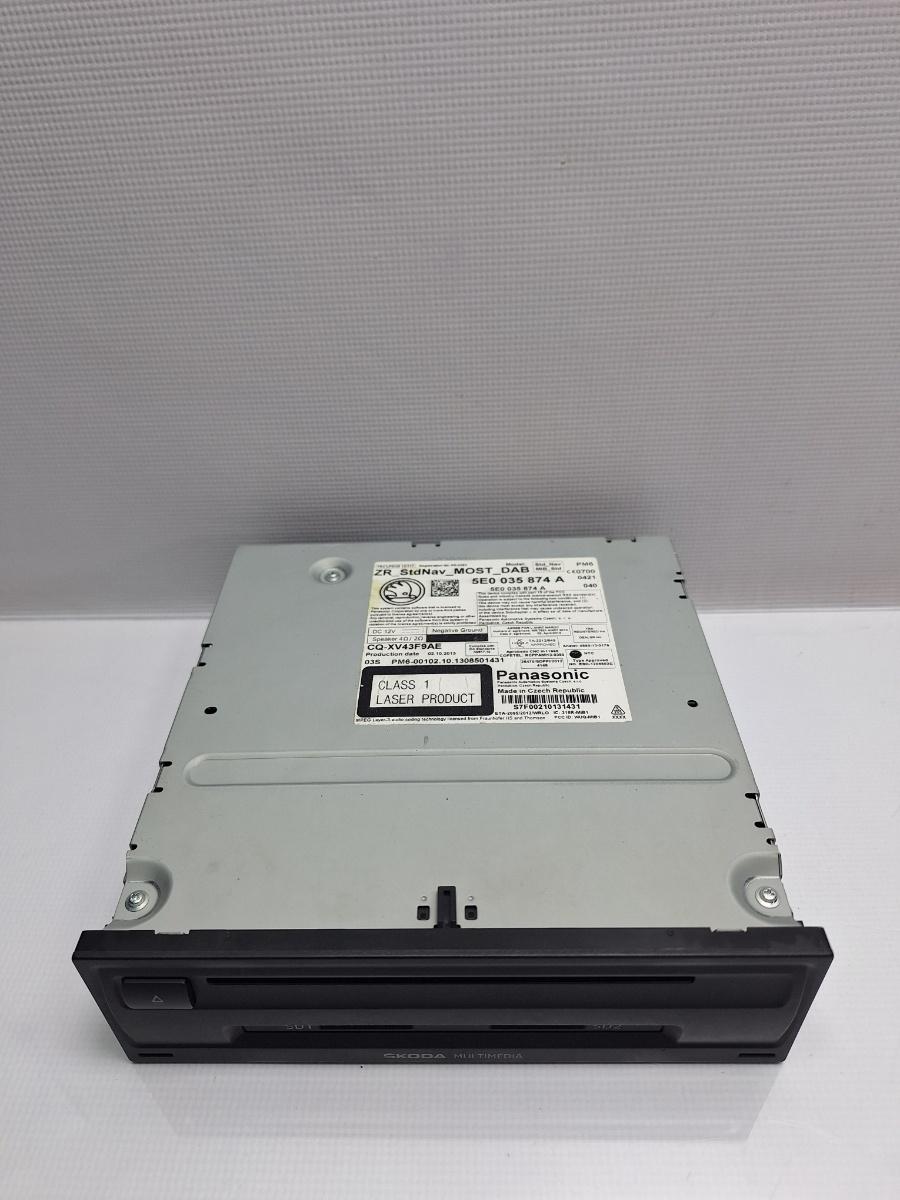 Unitate de control audio HiFi SKODA OCTAVIA Combi 5E5 2012 - > TDI CKFC, CRMB, CYKA 5E0035874A