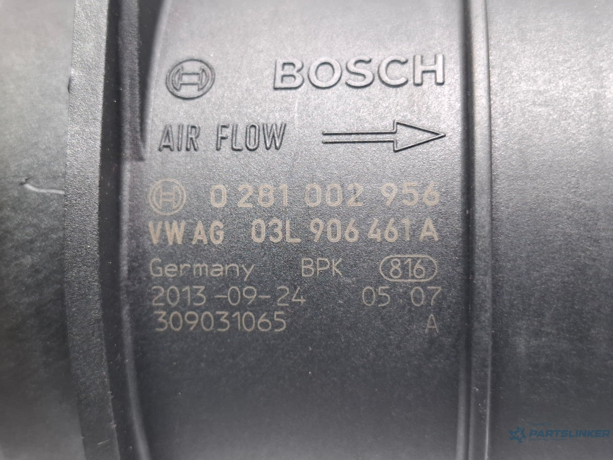 Debitmetru aer SKODA OCTAVIA Combi 5E5 2012 - > TDI CKFC, CRMB, CYKA BOSCH 0281002956 03L906461A