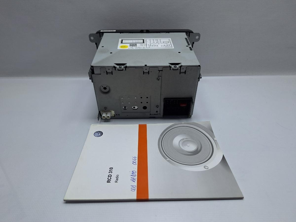 CD player RCD 310 VOLKSWAGEN JETTA IV 162, 163, AV3, AV2 2012 1.6 TDI CAYC 77KW|105HP 2012