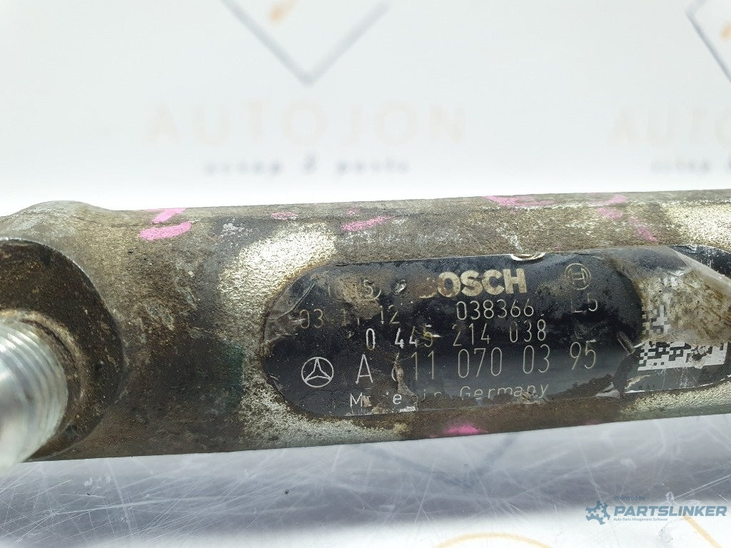 Rampa injectoare MERCEDES-BENZ C-CLASS II W203  2000 - 2007 2.2 C 200 CDI OM 646.962, OM 646.963 BOSCH 0445214038  A6110700395