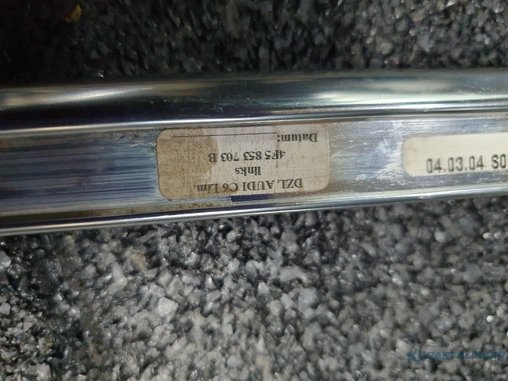 Set ornamente cromate caroserie  AUDI A6/S6 III Saloon 4F2, C6 2004 - 2011 3.0 TDI quattro BMK 4F5853703D , 4F5853704D