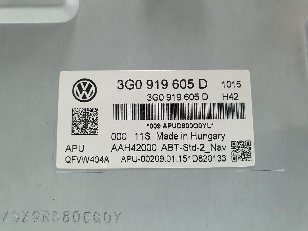 Display navigatie H42 VOLKSWAGEN PASSAT Variant (3G5) [ 2014 - > ] OEM 3G0919605D