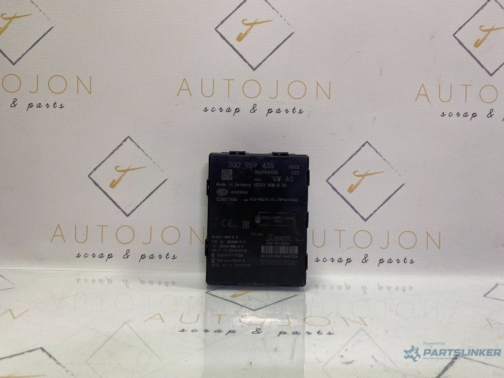 Modul keyless VOLKSWAGEN PASSAT Variant 3G5 2014 - > 2.0 TDI CRLB, DBGA, DFGA 3Q0959435  ,