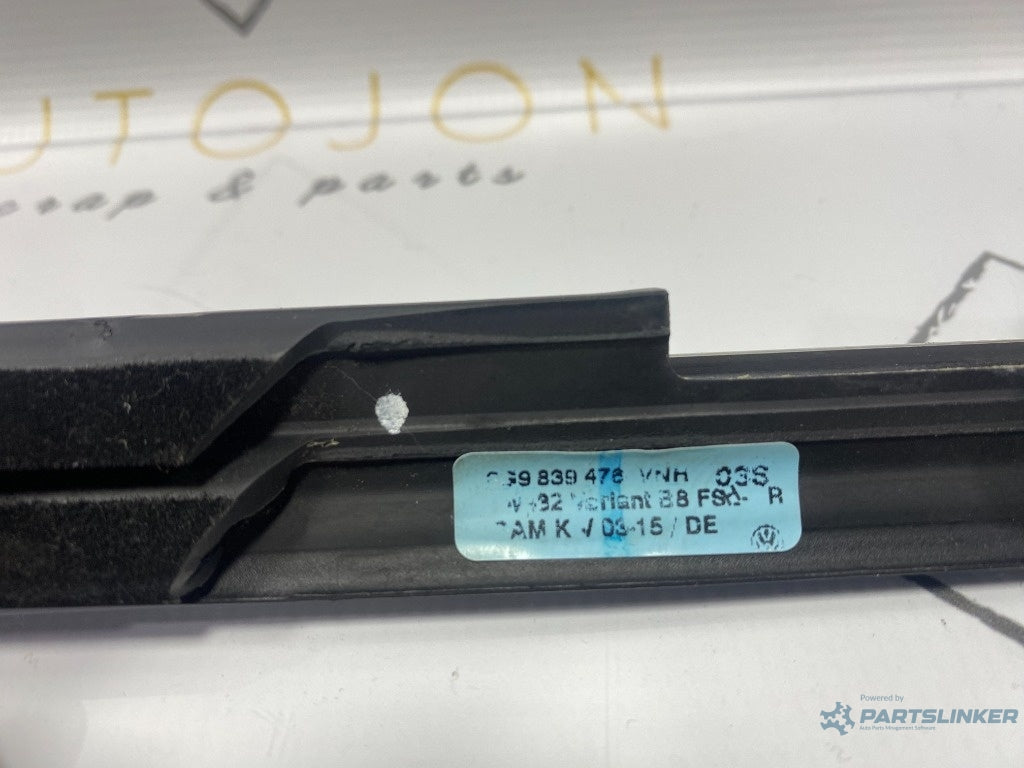 Perie cromata geam dreapta spate VOLKSWAGEN PASSAT Variant 3G5 2014 - > TDI CRLB, DBGA, DFGA 3G9839476