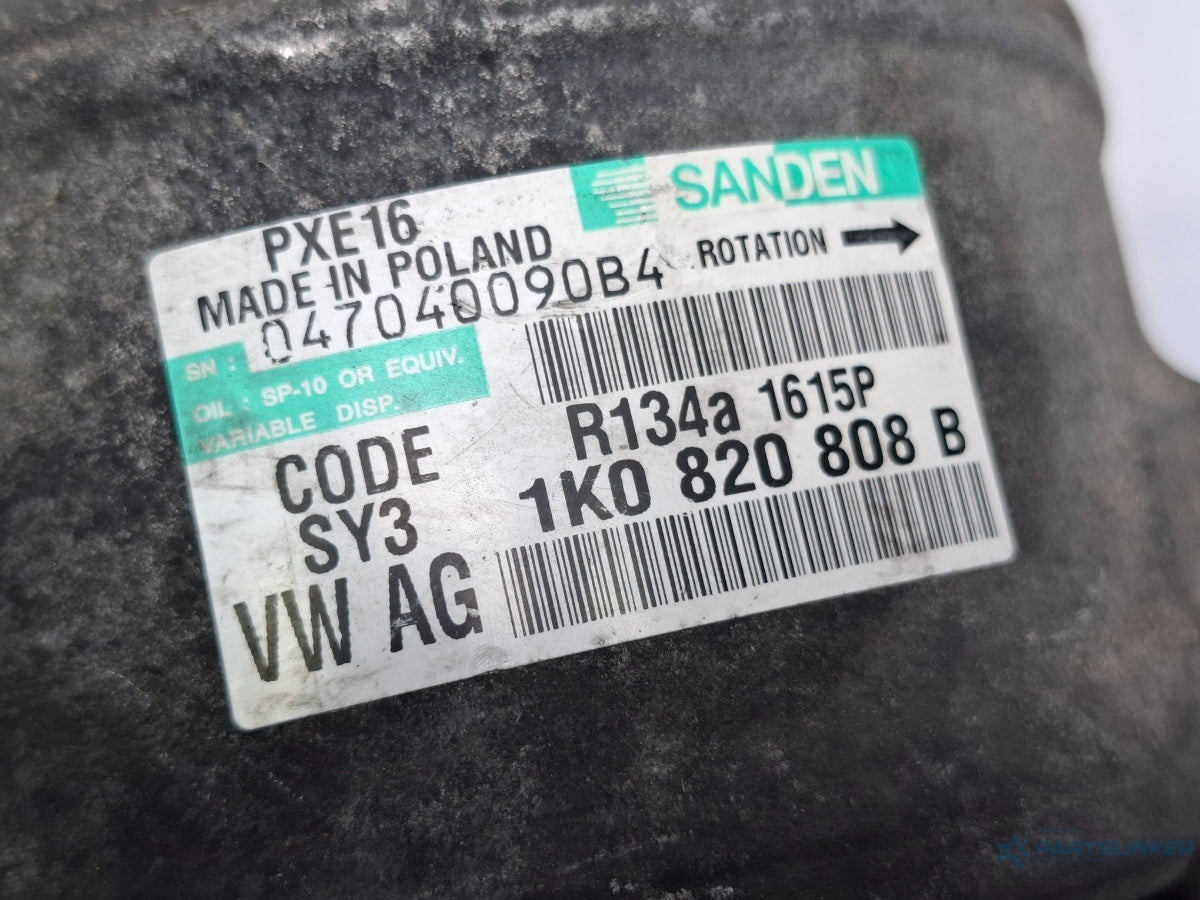 Compresor AC VOLKSWAGEN TOURAN 1T3 2010 - 2015 TDI CFHC 1K0820808B