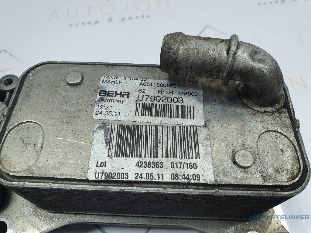 Termoflot racitor ulei MERCEDES-BENZ C-CLASS T-Model III S204 2007 - 2014 2.2 C 180 CDI OM 651.913 A6511800665
