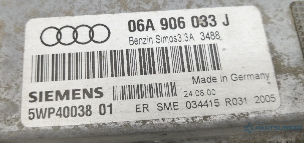 ECU motor AUDI A3 8L1 1996 - 2006 1.6 AVU, BFQ  06A906033J