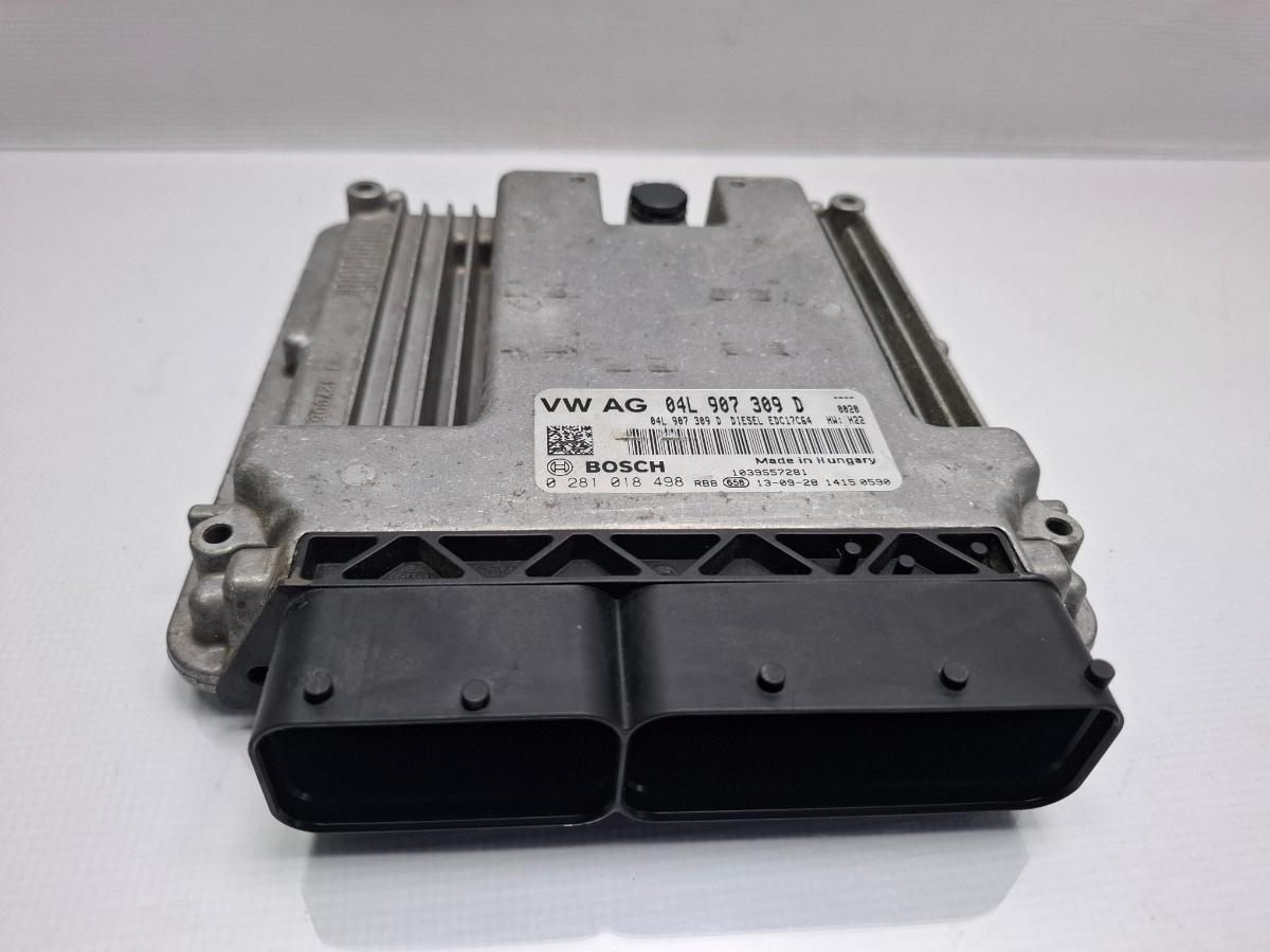 Calculator ECU motor SKODA OCTAVIA Combi 5E5 2012 - > TDI CKFC, CRMB, CYKA BOSCH 0281018498 04L907309D