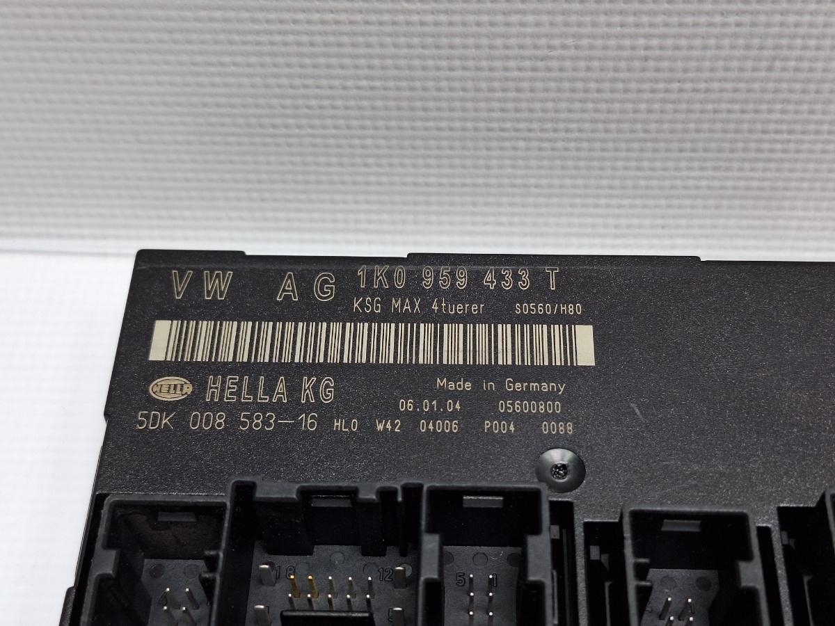 Calculator confort VOLKSWAGEN GOLF V Variant 1K5 2007 - 2009 TDI BLS, BXE 1K0959433T