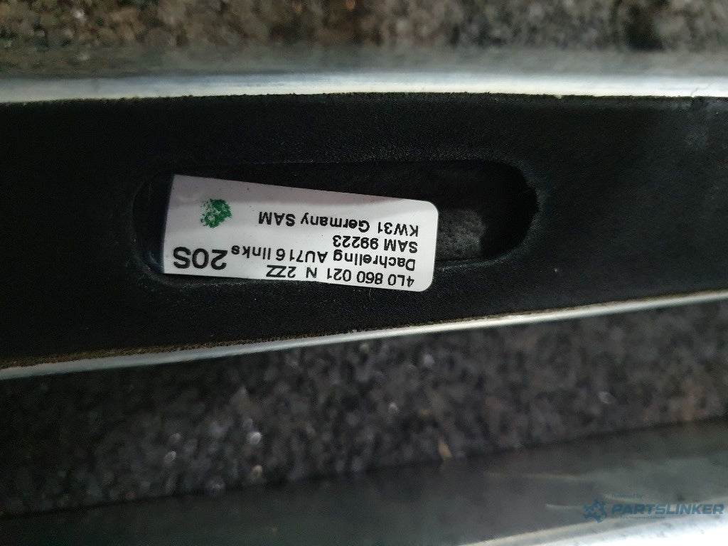 Set bare longitudinale AUDI Q7 4LB 2006 - 2016 3.0 TDI quattro BUG 4L0860021N