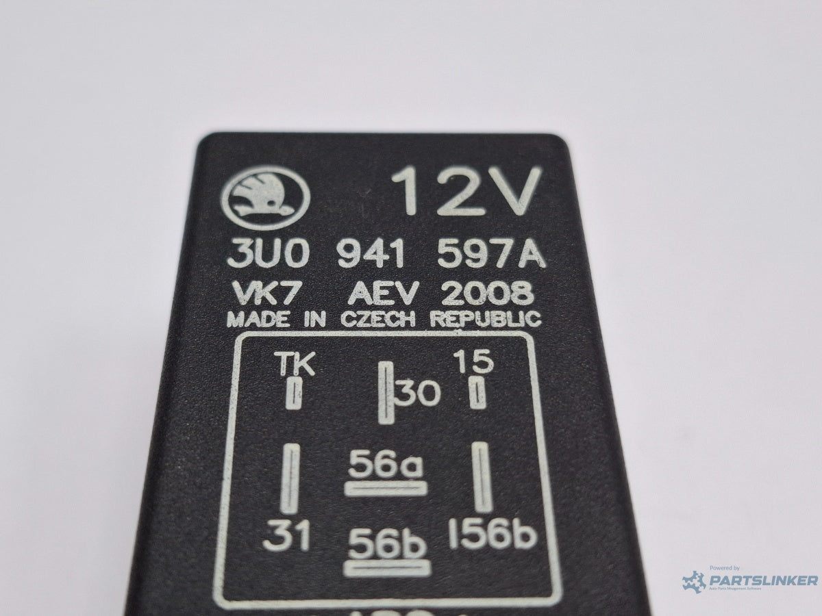 Releu 456 SKODA SUPERB 3U4 2001 - 2008 TDI AVF, AWX 3U0941597A