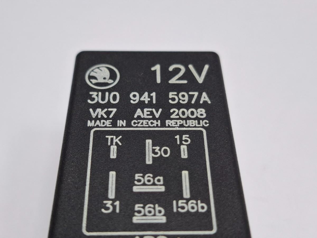 Releu 456 SKODA SUPERB 3U4 2001 - 2008 TDI AVF, AWX 3U0941597A