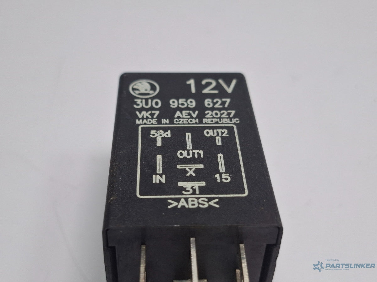 Releu 445 SKODA SUPERB 3U4 2001 - 2008 TDI AVF, AWX 3U0959627