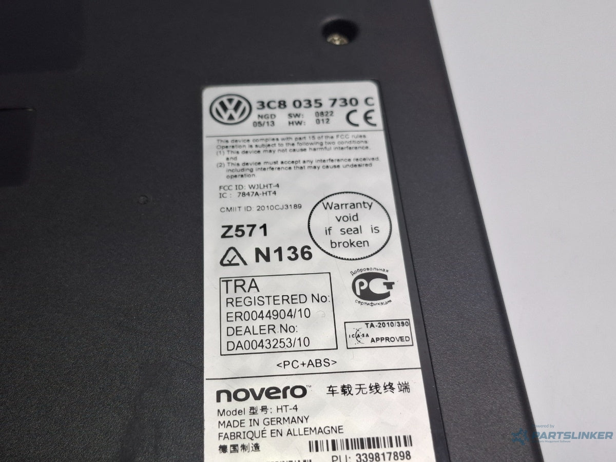 Modul bluetooth SKODA SUPERB III Estate 3T5 2009 - 2015 TDI CBBB, CFGB 3C8035730C