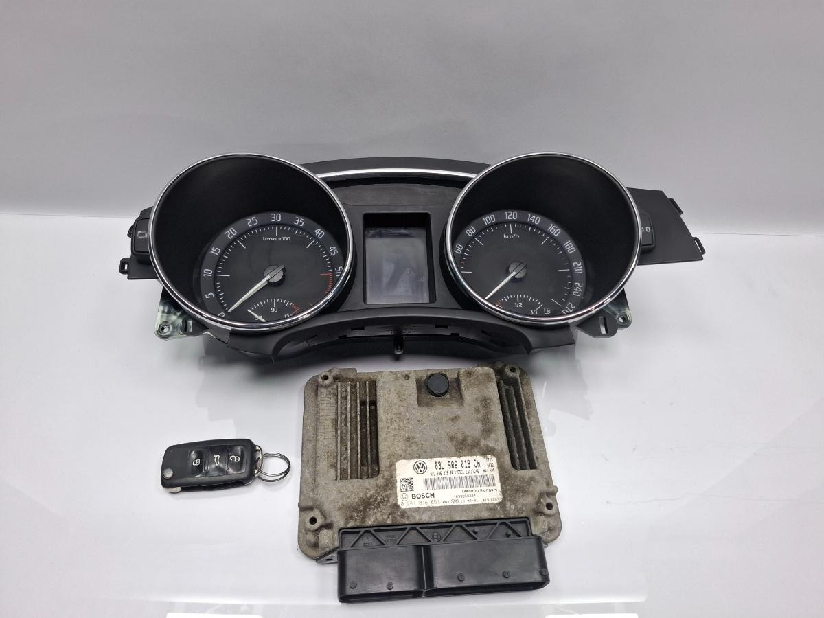 Kit pornire SKODA SUPERB II Estate 3T5 2009 - 2015 TDI CBBB, CFGB BOSCH 0281016851 3T1920841K , 03L906018CH