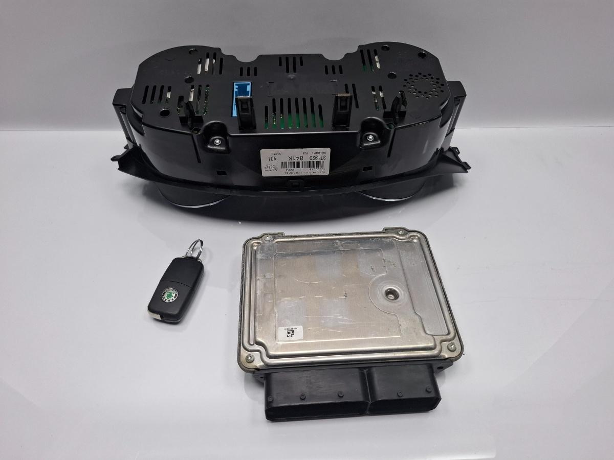 Kit pornire SKODA SUPERB II Estate 3T5 2009 - 2015 TDI CBBB, CFGB BOSCH 0281016851 3T1920841K , 03L906018CH