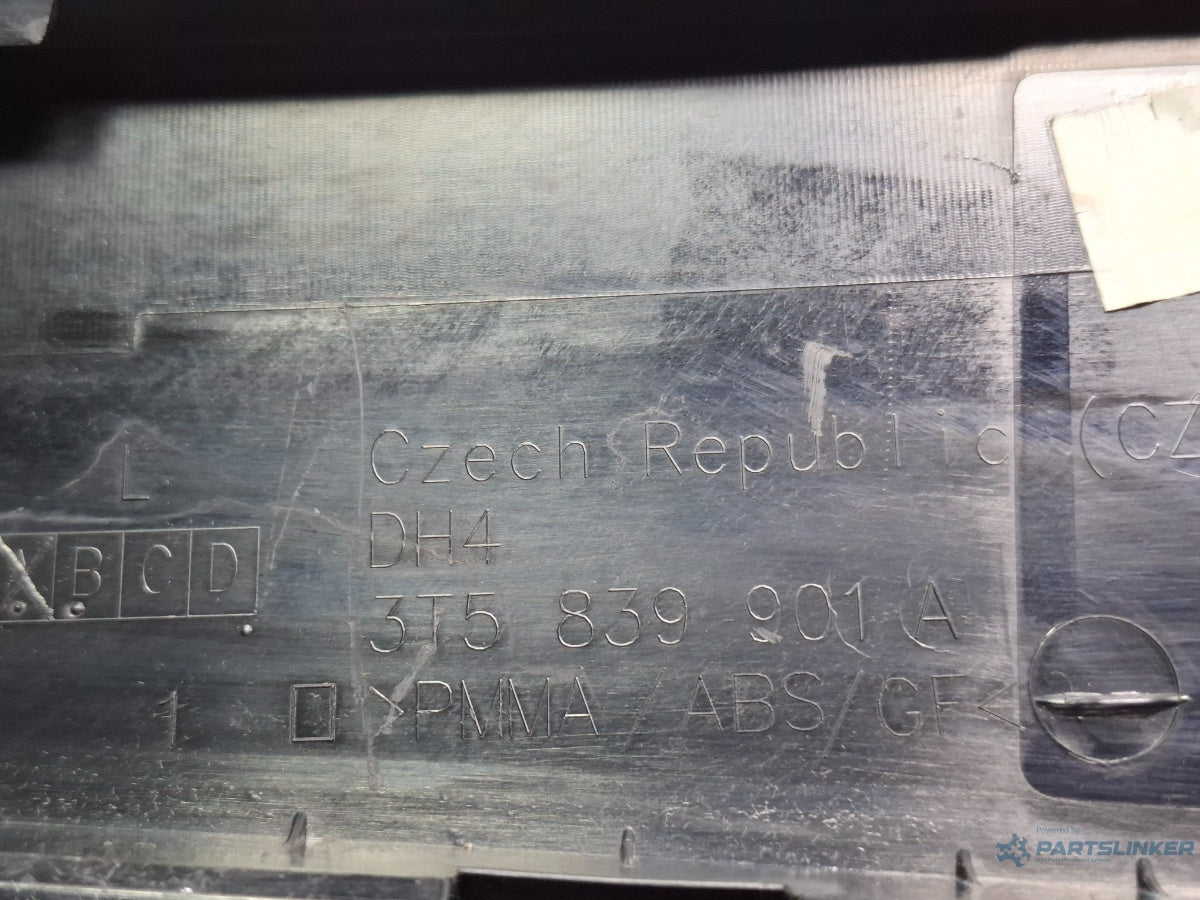 Ornament usa stanga spate SKODA SUPERB III Estate 3T5 2009 - 2015 TDI CBBB, CFGB 3T5839901A