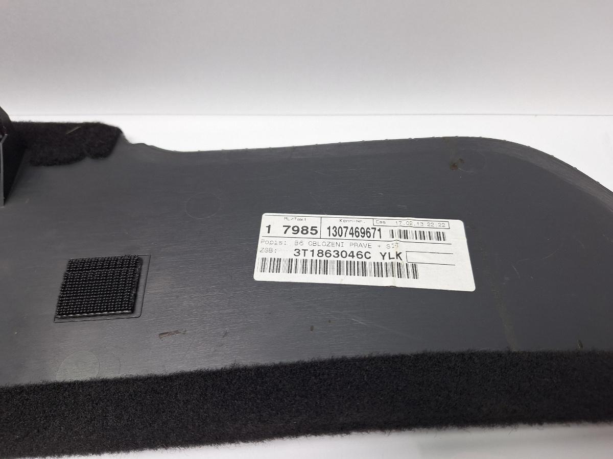 Laterala consola centrala dreapta SKODA SUPERB II Estate 3T5 2009 - 2015 TDI CBBB, CFGB 3T1863046C