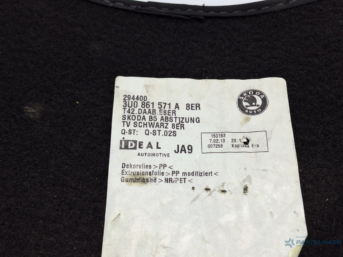 Suport sprijin picioare SKODA SUPERB III Estate 3T5 2009 - 2015 TDI CBBB, CFGB 3U0861571A