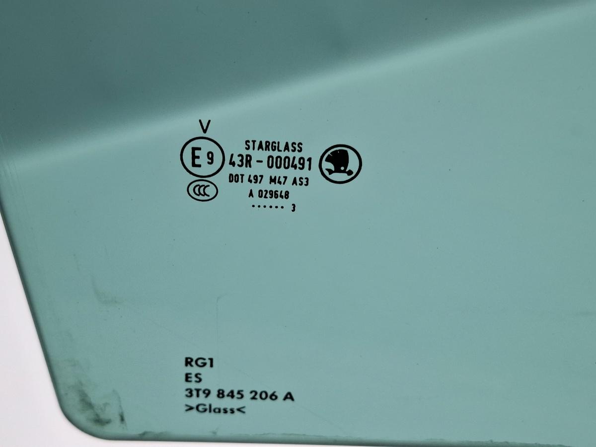 Geam privacy usa dreapta spate SKODA SUPERB II Estate 3T5 2009 - 2015 TDI CBBB, CFGB Starglass 43R000491 3T9845206A