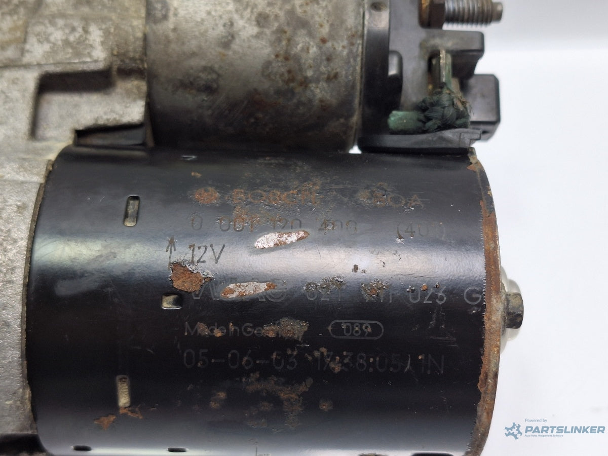 Electromotor VOLKSWAGEN FOX 5Z1, 5Z3 2003 - 2014 1.2 1.2 BMD, CHFB BOSCH 0001120400 02T911023G